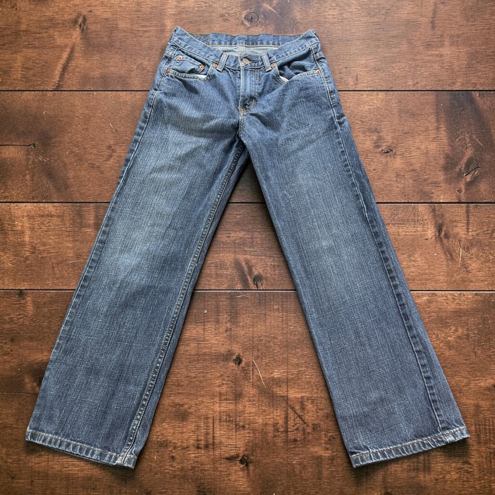 Levi's 550 Relaxed Fit Jeans Womens 14 Regular 27x27 Medium Wash Blue Denim